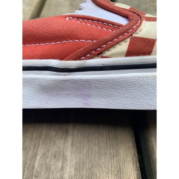 Red Checkered Vans size 5.5 men, 7 women - Picture 6 of 6